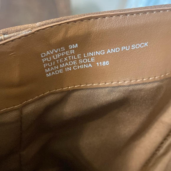 Madden Girl - Davvis Tall Shaft Boots (Cognac w/ Buckle details). Women's size 9 - Picture 4 of 11